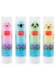 Klej w sztyfcie PVA 15g Zwierzątka (24 szt) EASY