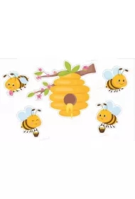 Dekoracje wiosna - Ul i pszczoły