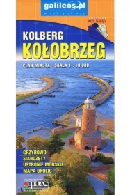 Plan miasta - Kołobrzeg i Ustronie Morskie 1:10000