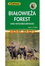 Mapa -Białowieża Forest and Neighbourhood 1:50 000