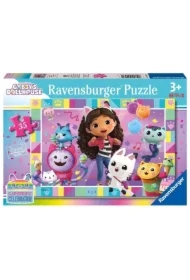 Puzzle dla dzieci 35 el. 2D Koci Domek Gabi