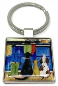 Brelok do kluczy K13 Psy w kuchni