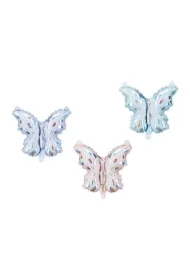 Balony foliowe do girland Motyle mix 19x23 cm
