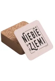 Podstawka korkowa - Jak w niebie taki i na ziemi