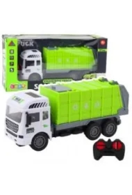 Śmieciarka RC ze świałem 1:24