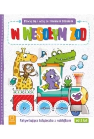 Bawię się i uczę ze smokiem Dżokiem. W wesołym zoo. Aktywizująca książeczka z naklejkami od 3 lat