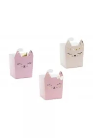 Pudełka na przekąski Kotki 3 szt