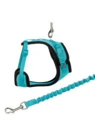 Szelki Y mesh, dla kota, 39&ndash;60 cm/10 mm, 1.00 m, różne kolory, ze smyczą elastyczną