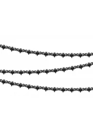 Girlanda bibułowa Nietoperze czarny 4m