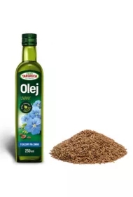 Olej lniany tłoczony na zimno