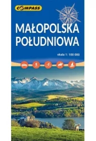Małopolska Południowa mapa skala 1 : 100 000