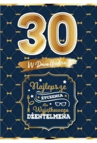 Karnet Urodziny 30 dla niego