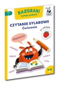 Bazgraki czytają sylabami. Czytanie sylabowe. Ćwiczenia. Kapitan Nauka