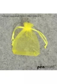 Woreczki organzowe żółte