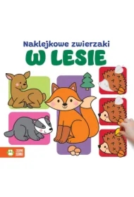 Naklejkowe zwierzaki. W lesie