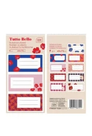 Naklejki na zeszyty Flowers