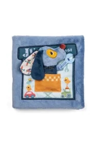 Miękka książeczka aktywizująca "Garaż Pieska Jules`a" 12 m+