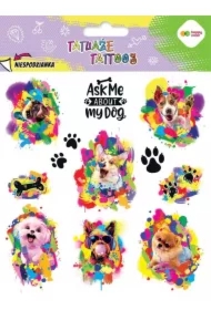 Tatuaże zmywalne Funny Dogs HAPPY COLOR