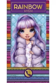 Rainbow High. Violet i Sunny. Książeczka telefon