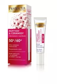 Peptydy & Ceramidy 50+/60+ krem pod oczy i na powieki silna redukcja zmarszczek i rozjaśnienie cieni na dzień i na noc