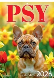 Kalendarz 2026 A4 wieloplanszowy Psy