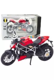 Motocykl metalowy ze światłem i dźwiękiem 1:12