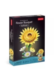 Puzzle 3D Bukiet kwiatów Słoneczniki