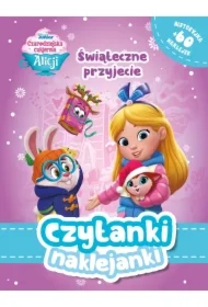 Czytanki naklejanki. Świąteczne przyjęcie. Disney Junior Czarodziejska cukiernia Alicji
