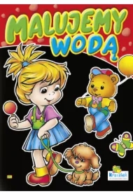 Kolorowanka wodna. Malujemy wodą. Dziewczynka z pieskiem 841