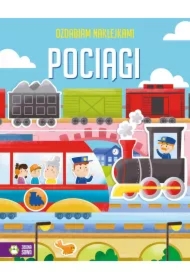 Ozdabiam naklejkami. Pociągi
