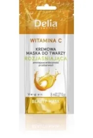 Beauty Kremowa maseczka do twarzy rozjaśniająca z witaminą C