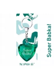 Brelok serce Super Babka!