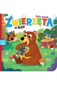 Duże puzzle. Zwierzęta w lesie