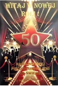 Karnet Urodziny 50 4K
