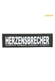 Naklejka na rzep 2 Julius-K9, S, HERZENSBRECHER
