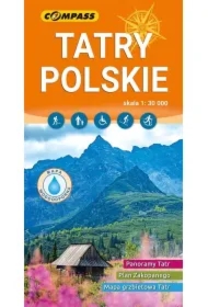 Mapa - Tatry Polskie 1:30 000
