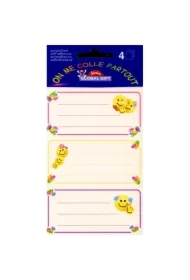 Naklejki Na Zeszyty 4 Sztuki