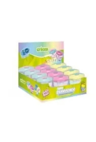 Temperówka potrójna z pojemnikiem pastel (12 szt)