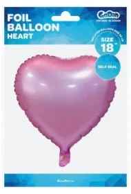 Balon foliowy Serce matowe różowe