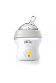 NaturalFeeling Butelka plastikowa ze smoczkiem silikonowym przepływ wolny 0m+