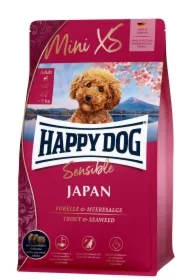 Mini XS Japan, sucha karma, dla dorosłych psów do 5 kg, pstrąg i algi