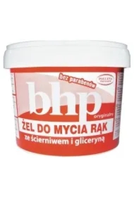 Żel do czyszczenia rąk ścierniwo