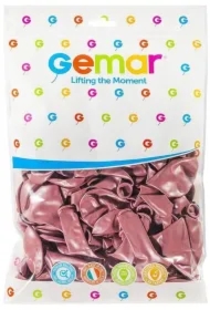 Balony metaliczne różowo złote