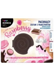 Pamiętnik pachnący z akcesoriami Malinowy krem