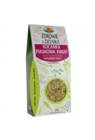 Kocanka piaskowa kwiat - susz ziołowy suplement diety