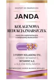 Maseczka suplementacyjna do twarzy Kolagenowa Redukcja zmarszczek