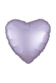 Balon foliowy Serce Satin Luxe Pastel Lilac