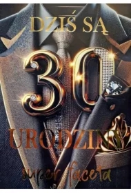 Karnet Urodziny 30 garnitur 3K
