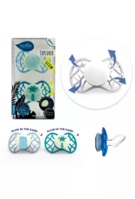 Zestaw Smoczek ortodontyczny 0 m+ chłopcy