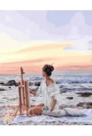 Malowanie po numerach - Świt na wybrzeżu